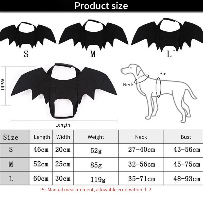 Ailes Noires pour Chat – Costume Festival - AnimaLiv