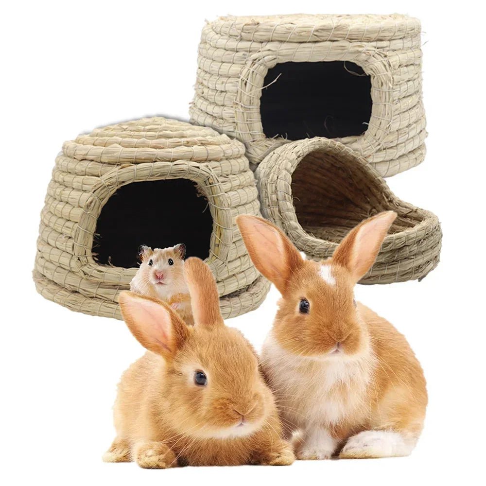 Maison en Herbe Naturelle pour Lapin - AnimaLiv