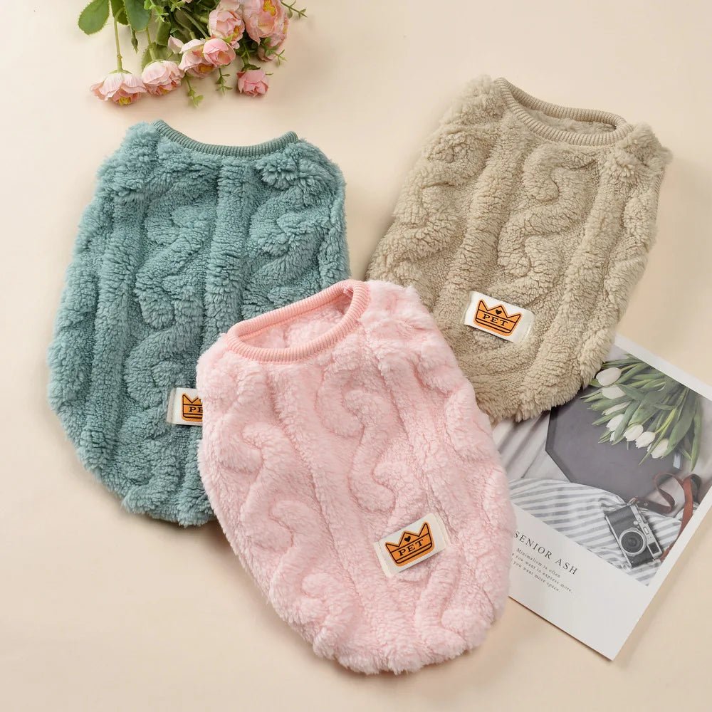 Manteau d’Hiver en Polaire pour Chat - AnimaLiv